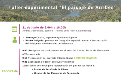 La AECT Duero-Douro organiza un taller sobre el paisaje de Arribes dentro del proyecto INTERREG SUDOE ‘ECOSPHEREWINES’